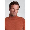 Jumpers Brook Taverner Burnt Orange Cashmere Roll Neck Jumper £179.00