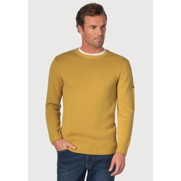 Jumpers Brook Taverner Earby Corn Cotton Crew Neck Jumper £54.00