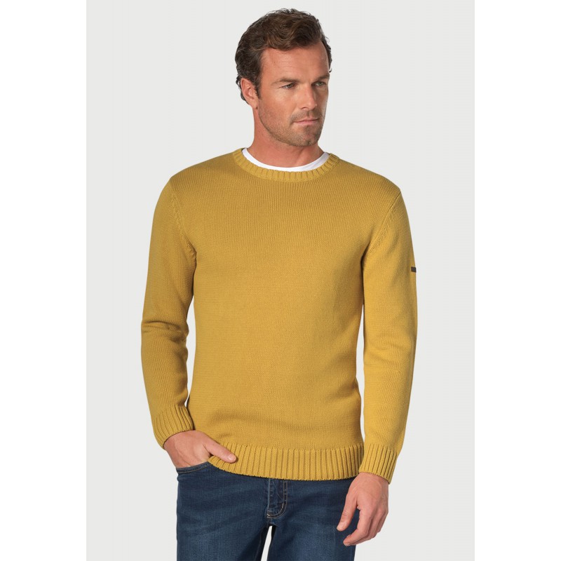 Jumpers Brook Taverner Earby Corn Cotton Crew Neck Jumper £54.00