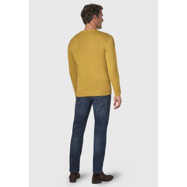 Jumpers Brook Taverner Earby Corn Cotton Crew Neck Jumper £54.00