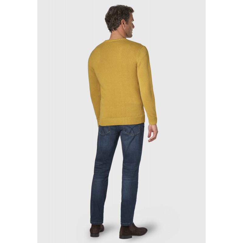 Jumpers Brook Taverner Earby Corn Cotton Crew Neck Jumper £54.00