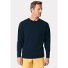 Jumpers Brook Taverner Earby Navy Cotton Crew Neck Jumper £54.00