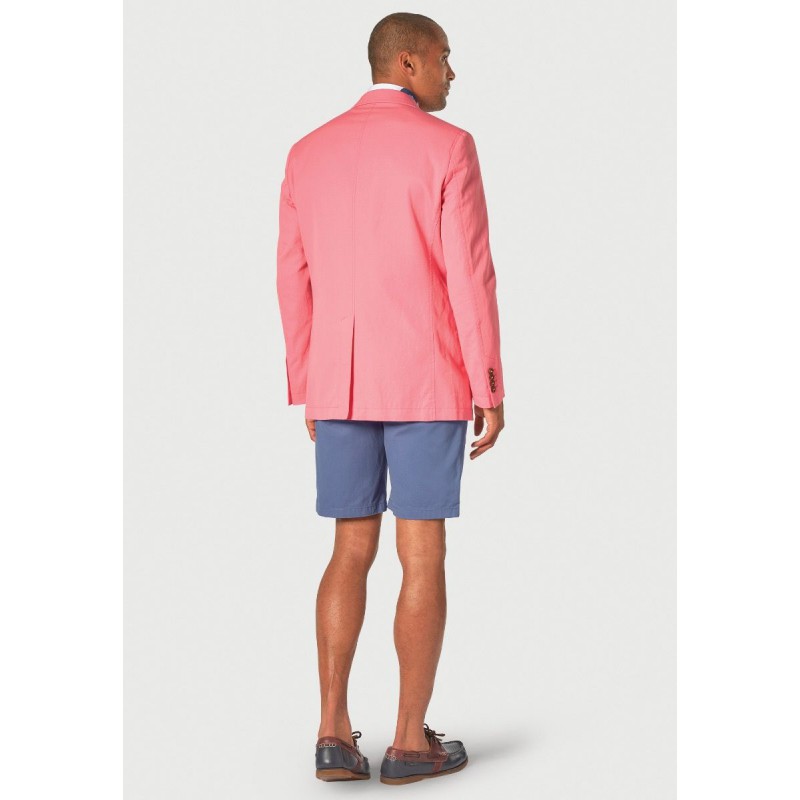 Jackets Brook Taverner Regular Fit Tatton Pink Cotton Linen Jacket £116.00