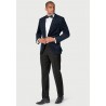 Suits Brook Taverner Tailored Fit Severn Midnight Velvet Evening Suit £268.80