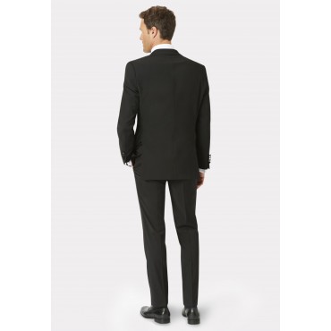 Dinner Suits Brook Taverner Tailored Fit Sapphire Black Wool Blend Dinner Suit £290.40