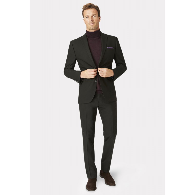 Suits Brook Taverner Tailored Fit Phoenix Black Suit £160.80