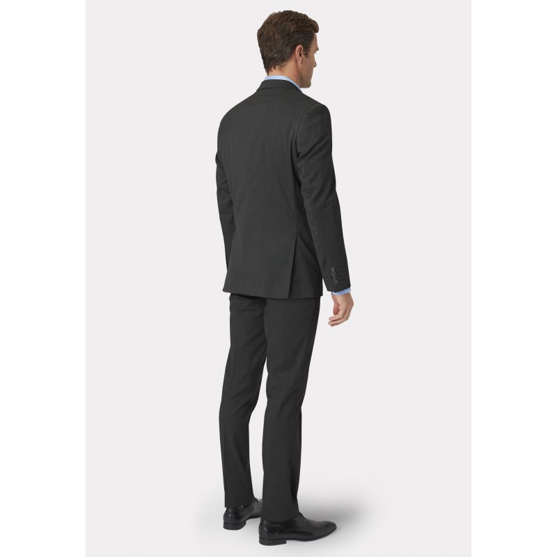 Suits Brook Taverner Tailored Fit Phoenix Charcoal Pin Dot Suit £160.80