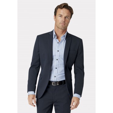 Suits Brook Taverner Tailored Fit Pegasus Navy Pin Dot Washable Suit £160.80