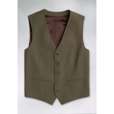 Wool Suits Brook Taverner Tailored Fit Oliver Moss Melange Wool Blend Suit - Waistcoat Optional £268.80