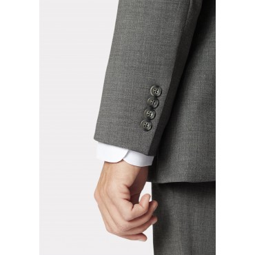 Waistcoats Brook Taverner Tailored Fit Avalino Grey Suit - Waistcoat Optional £236.40