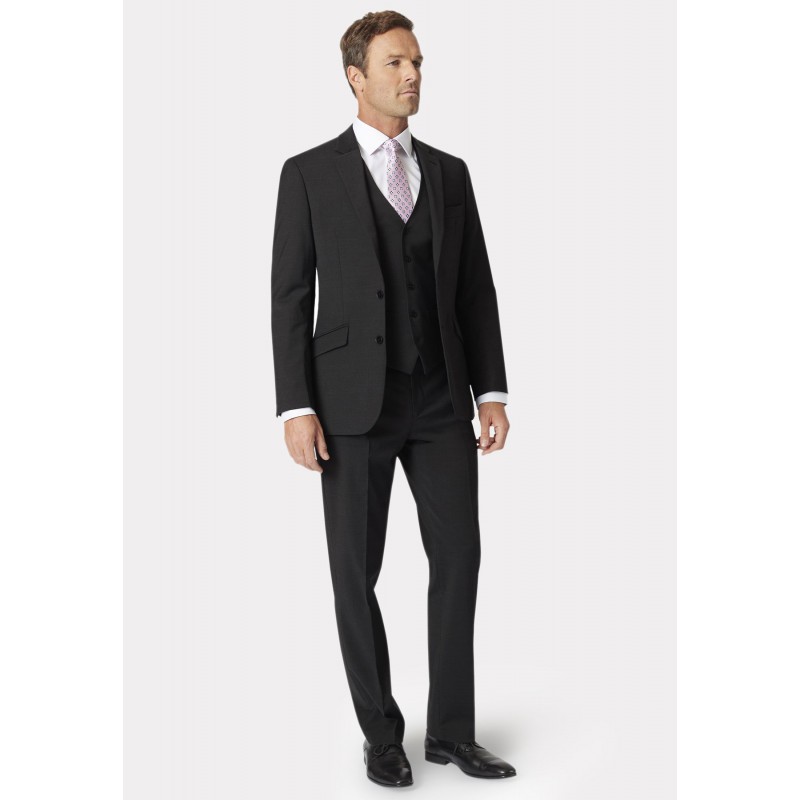 Waistcoats Brook Taverner Tailored Fit Avalino Charcoal Suit - Waistcoat Optional £236.40