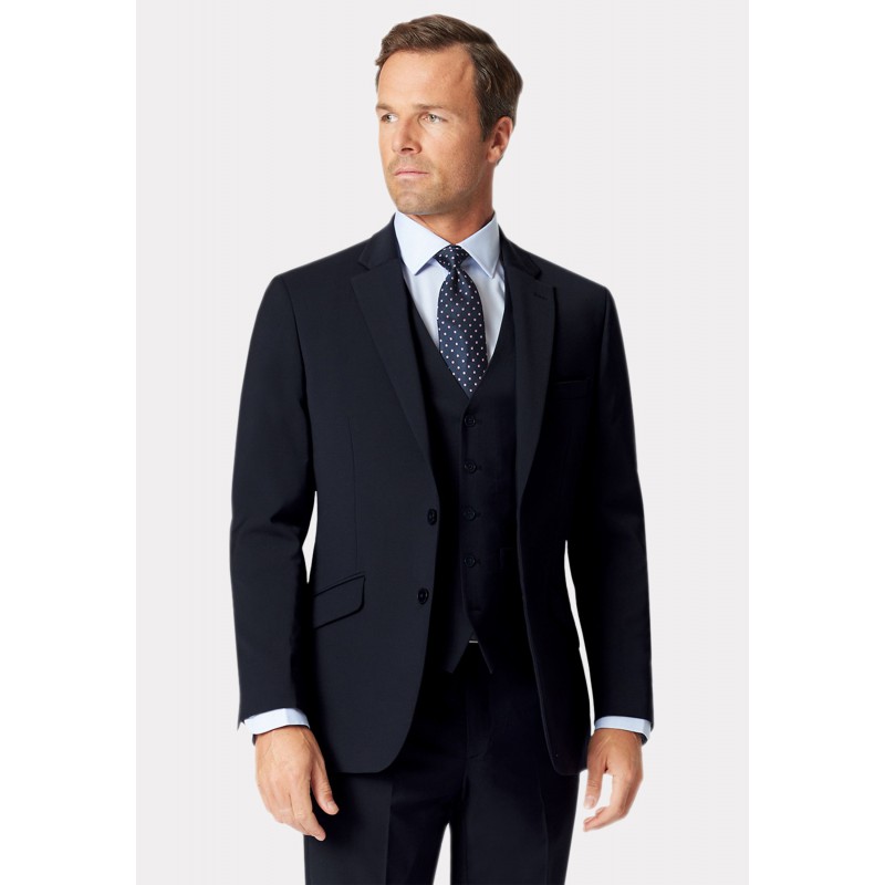 Waistcoats Brook Taverner Tailored Fit Avalino Navy Suit - Waistcoat Optional £236.40