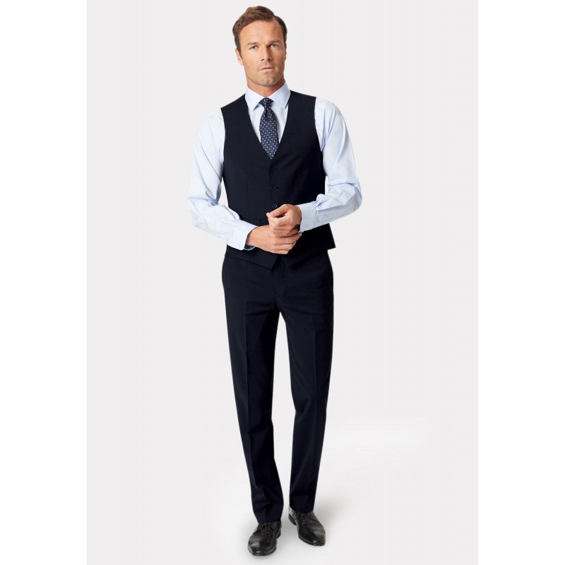 Waistcoats Brook Taverner Tailored Fit Avalino Navy Suit - Waistcoat Optional £236.40