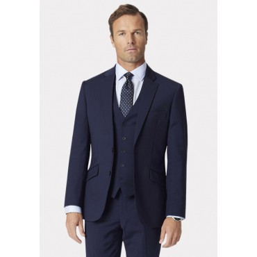 Waistcoats Brook Taverner Tailored Fit Avalino Mid Blue Suit - Waistcoat Optional-BT-AVALINO-SUIT-H £236.40