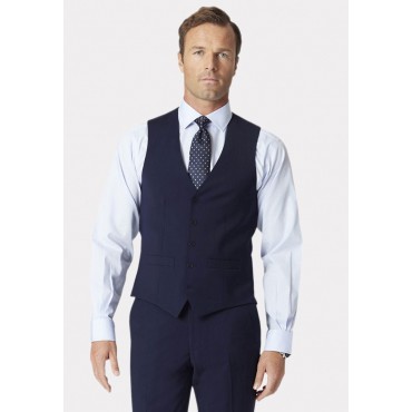 Waistcoats Brook Taverner Tailored Fit Avalino Mid Blue Suit - Waistcoat Optional-BT-AVALINO-SUIT-H £236.40