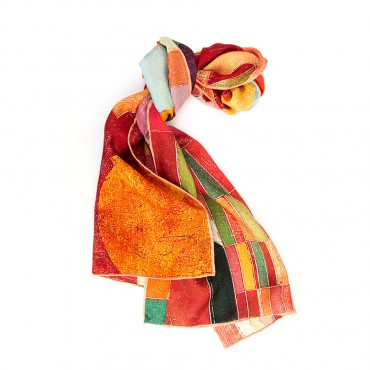 Scarves Fox and Chave Paul Klee Bauhaus Castle and Sun Silk Habotai Scarf £27.00