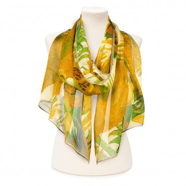 Scarves Fox and Chave Van Gogh Sunflowers Chiffon Scarf £27.00