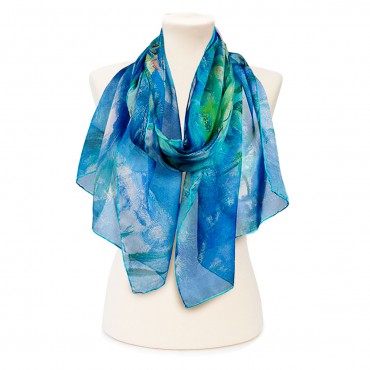 Scarves Fox and Chave Monet Water Lilies Chiffon Scarf £27.00