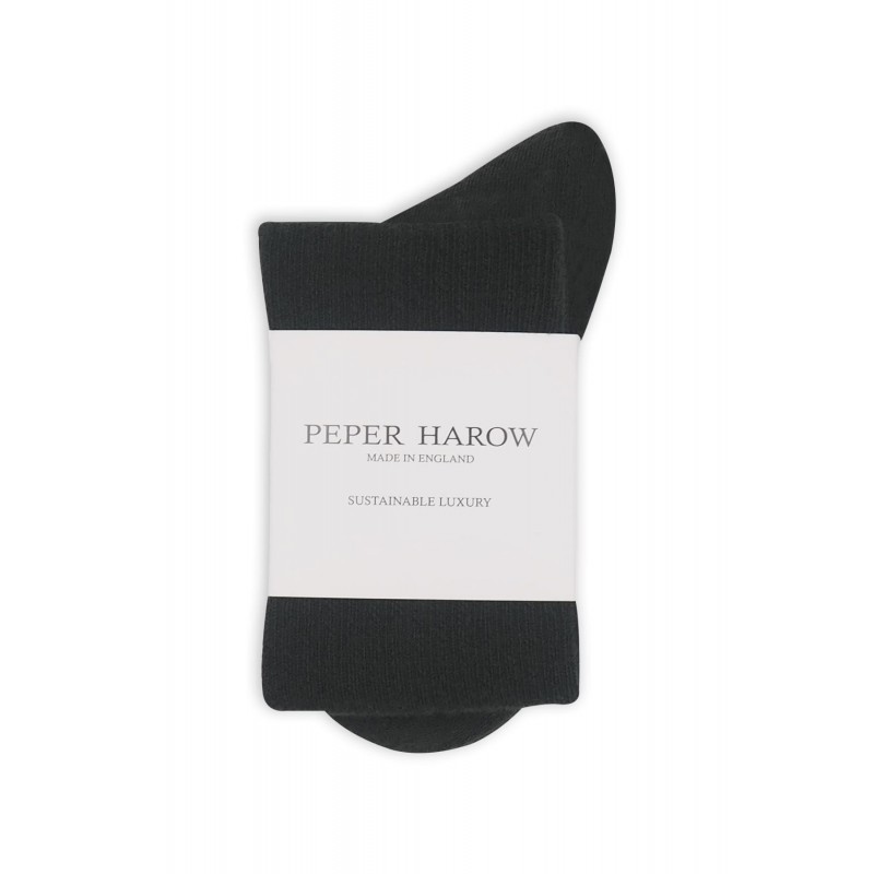 Women PEPER HAROW Womens Wool Boot Socks - Charcoal £20.00