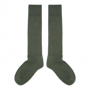 Men PEPER HAROW Mens Wool Boot Socks - Olive £21.00