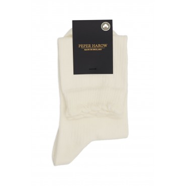 Women PEPER HAROW Mary Jane Womens Socks - Cream £15.00