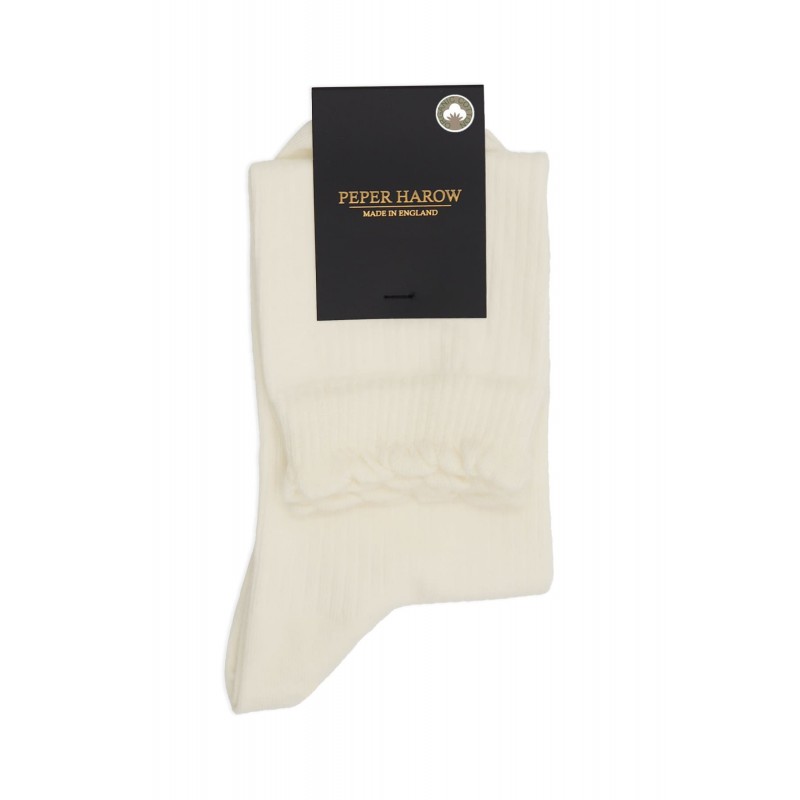 Women PEPER HAROW Mary Jane Womens Socks - Cream £15.00