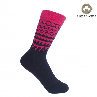 Women PEPER HAROW Wave Womens Socks - Pink £14.00