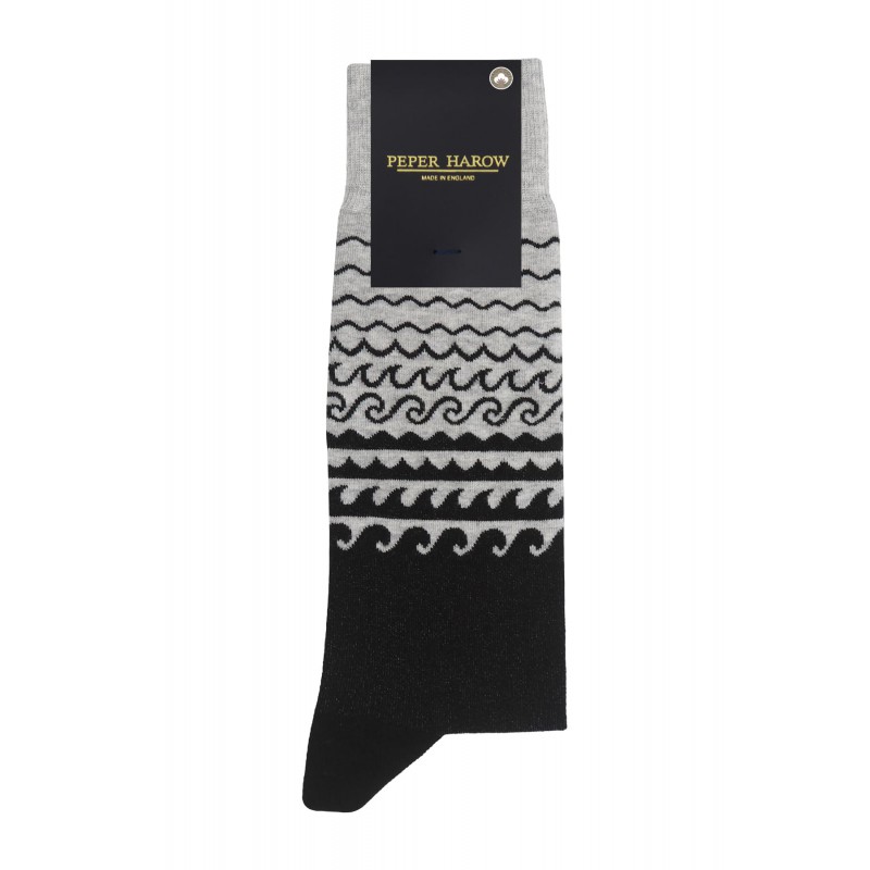 Men PEPER HAROW Wave Mens Socks - Grey £16.00