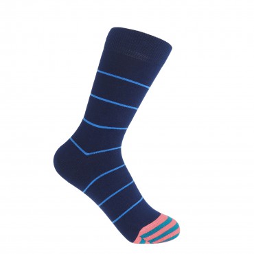 Women PEPER HAROW Thin Stripe Womens Socks - Navy £14.00