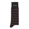 Men PEPER HAROW Thin Stripe Mens Socks - Black £15.00