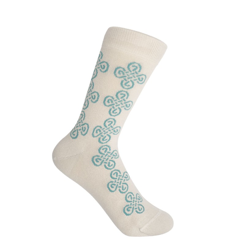 Women PEPER HAROW Knot Womens Socks - Beige £14.00