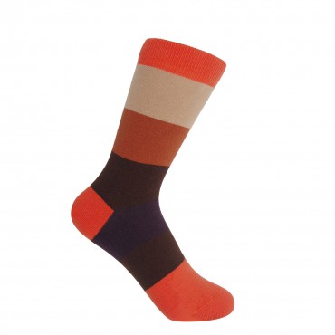 Women PEPER HAROW Block Stripe Womens Socks - Autumn £14.00