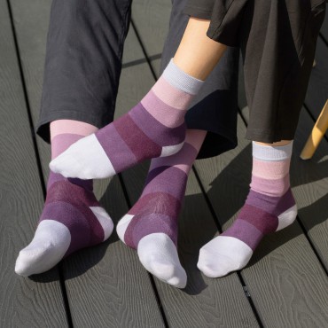 Men PEPER HAROW Block Stripe Mens Socks - Twilight £15.00