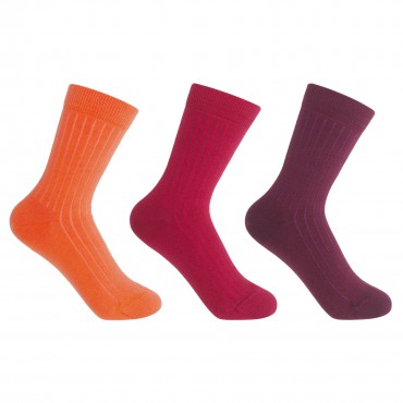 Women PEPER HAROW 3 Pack Essential Womens Socks - Sunset £27.00