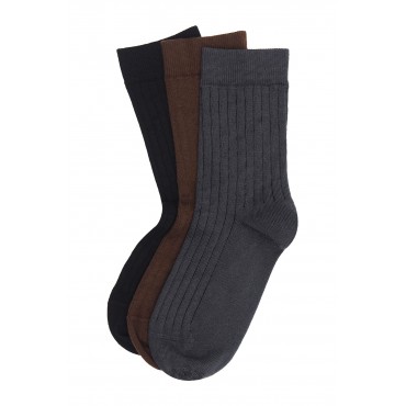 Women PEPER HAROW 3 Pack Essential Womens Socks - Stone £27.00