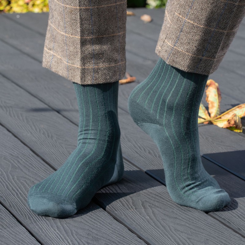 Men PEPER HAROW 3 Pack Essential Mens Socks - Verdant £33.00