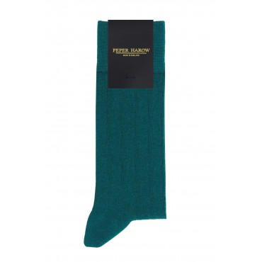 Men PEPER HAROW Indulgent Cashmere Mens Socks - Teal £20.00