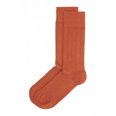 Men PEPER HAROW Indulgent Cashmere Mens Socks - Orange £20.00