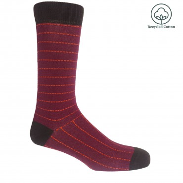 Men PEPER HAROW Dash Mens Socks - Maroon £13.00