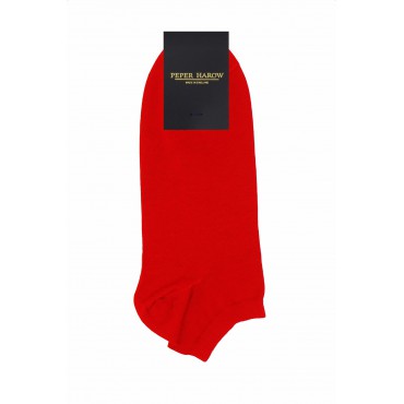 Men PEPER HAROW Classic Mens Trainer Socks - Red £11.00