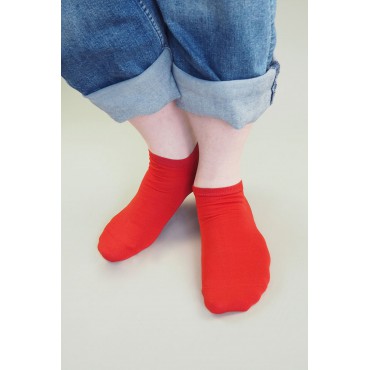 Men PEPER HAROW Classic Mens Trainer Socks - Red £11.00