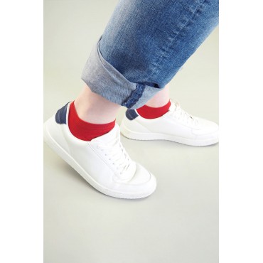 Men PEPER HAROW Classic Mens Trainer Socks - Red £11.00