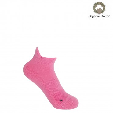 Women PEPER HAROW Organic Womens Trainer Sport Socks - Pink £10.00