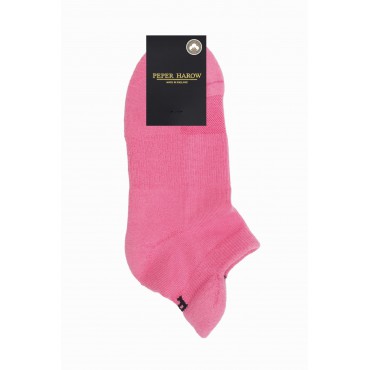 Women PEPER HAROW Organic Womens Trainer Sport Socks - Pink £10.00