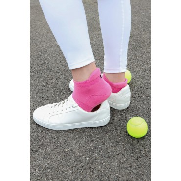 Women PEPER HAROW Organic Womens Trainer Sport Socks - Pink £10.00