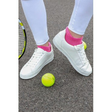 Women PEPER HAROW Organic Womens Trainer Sport Socks - Pink £10.00