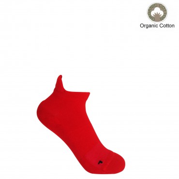 Women PEPER HAROW Organic Womens Trainer Sport Socks - Red £10.00