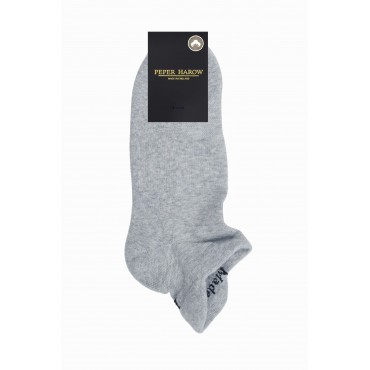 Women PEPER HAROW Organic Womens Trainer Sport Socks - Grey £10.00