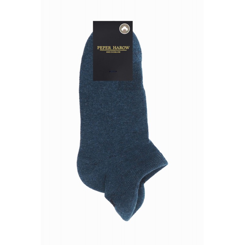 Men PEPER HAROW Organic Mens Trainer Sport Socks - Navy £13.00