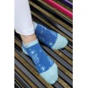 Women PEPER HAROW Paisley Womens Trainer Socks - Blue £10.00